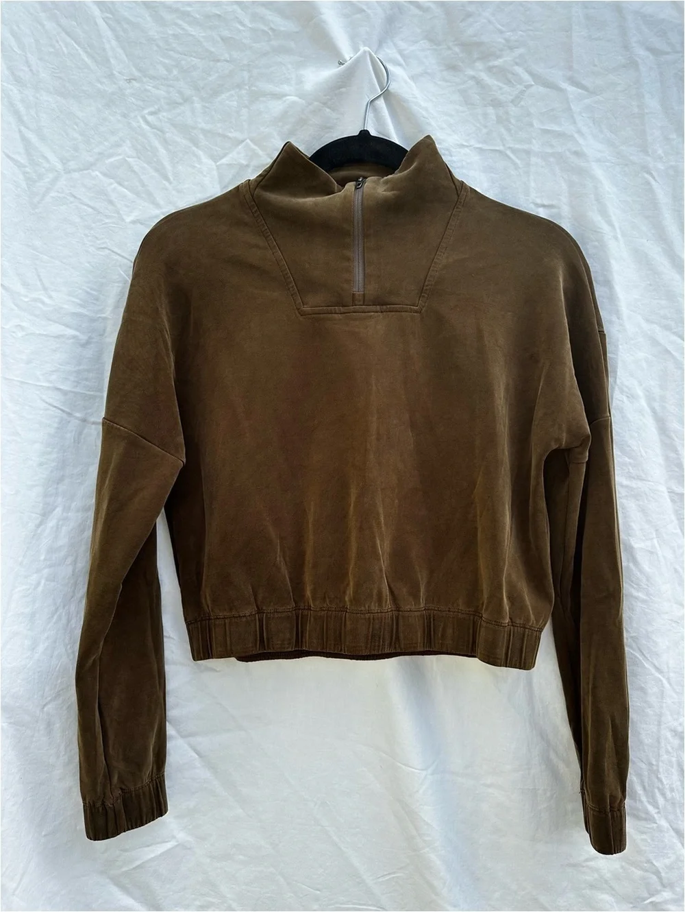 Lululemon lab Cropped Half-Zip - Deep Artifact